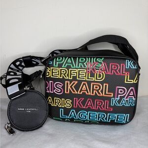 Karl Lagerfeld Paris Maybelle Camera Crossbody Bag Multicolor